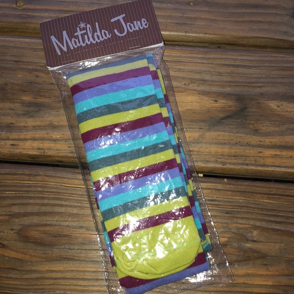 Matilda Jane Paint by Numbers colorwheel tights - Picture 3 of 6